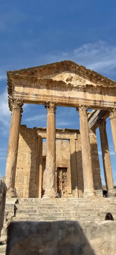 what to do in Tunisia Dougga Roman ruins UNESCO site