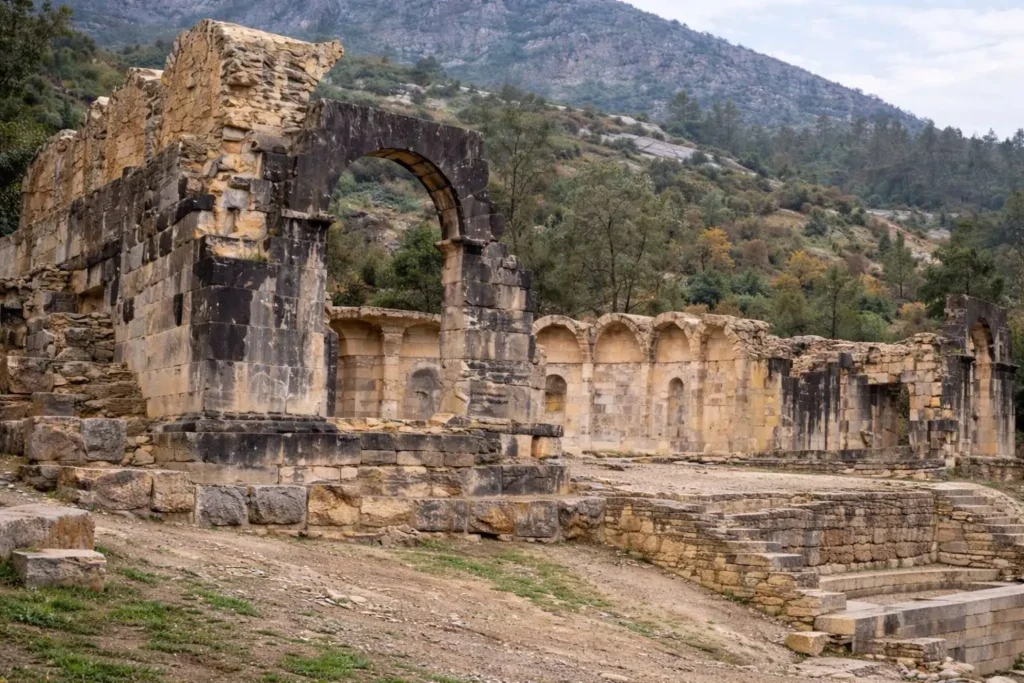 Zaghouan Tunisia Roman aqueduct source historic water temple ruins
