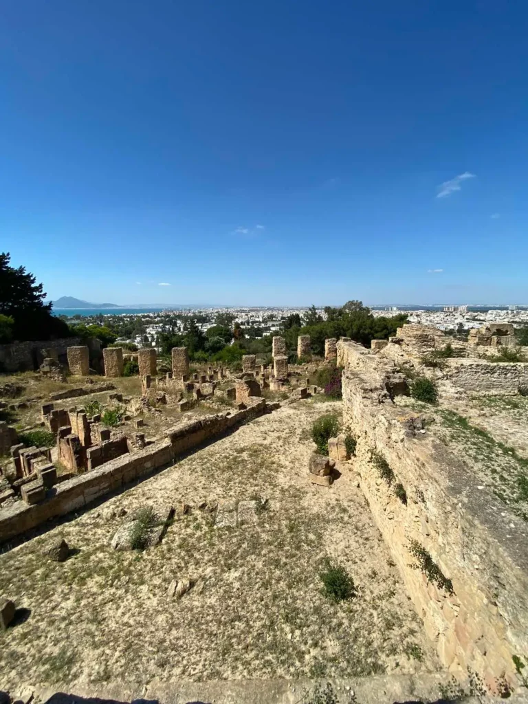 Carthage archaeological site Tunisia historic Roman baths and ancient structures