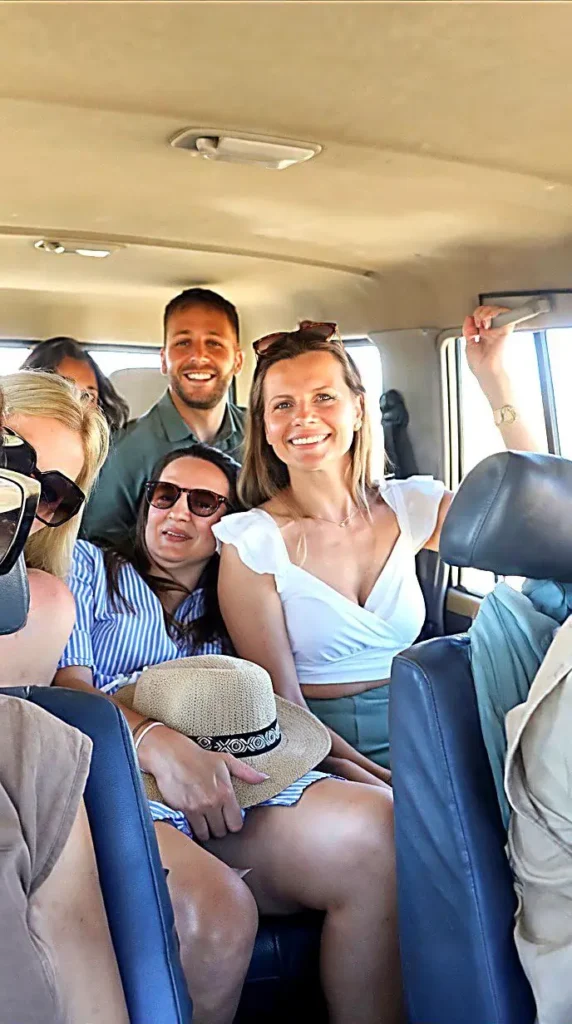 what to do in carthage tunisia – private tour guests traveling in comfortable vehicle