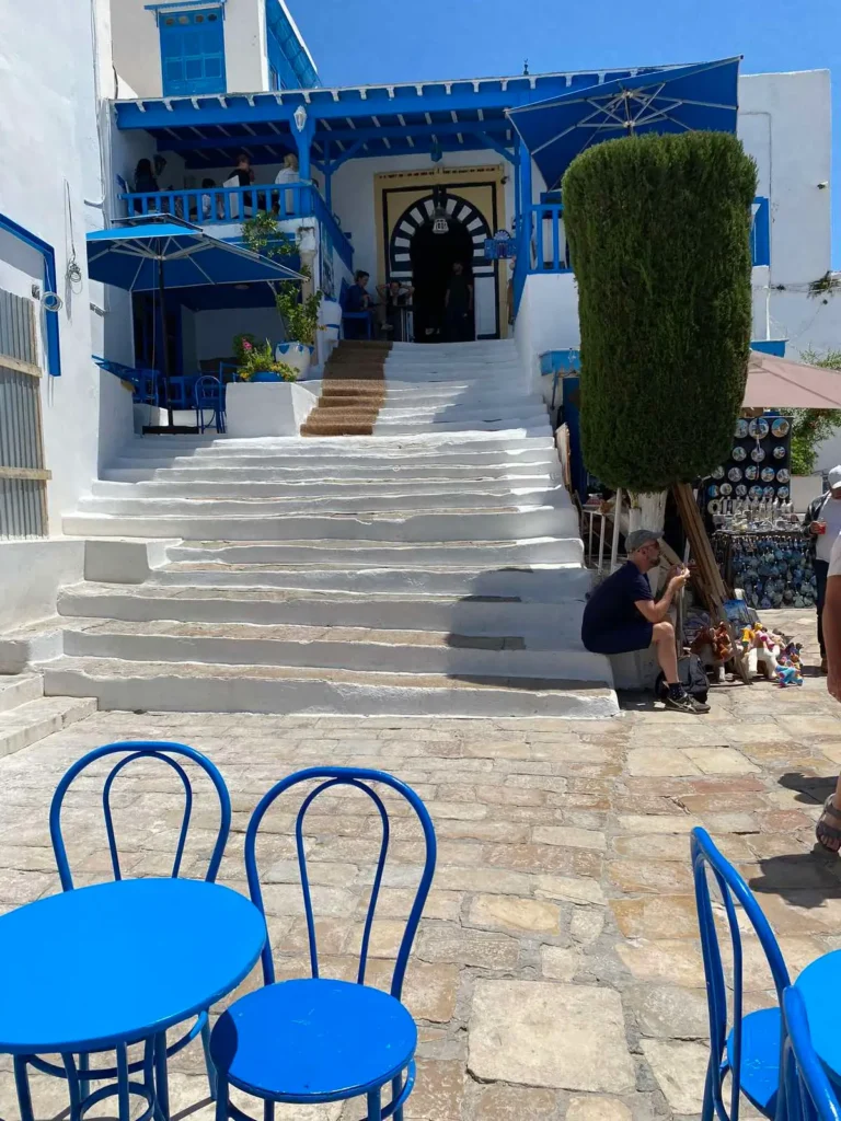 Carthage Sidi Bou Said tour Café des Nattes traditional Tunisian café