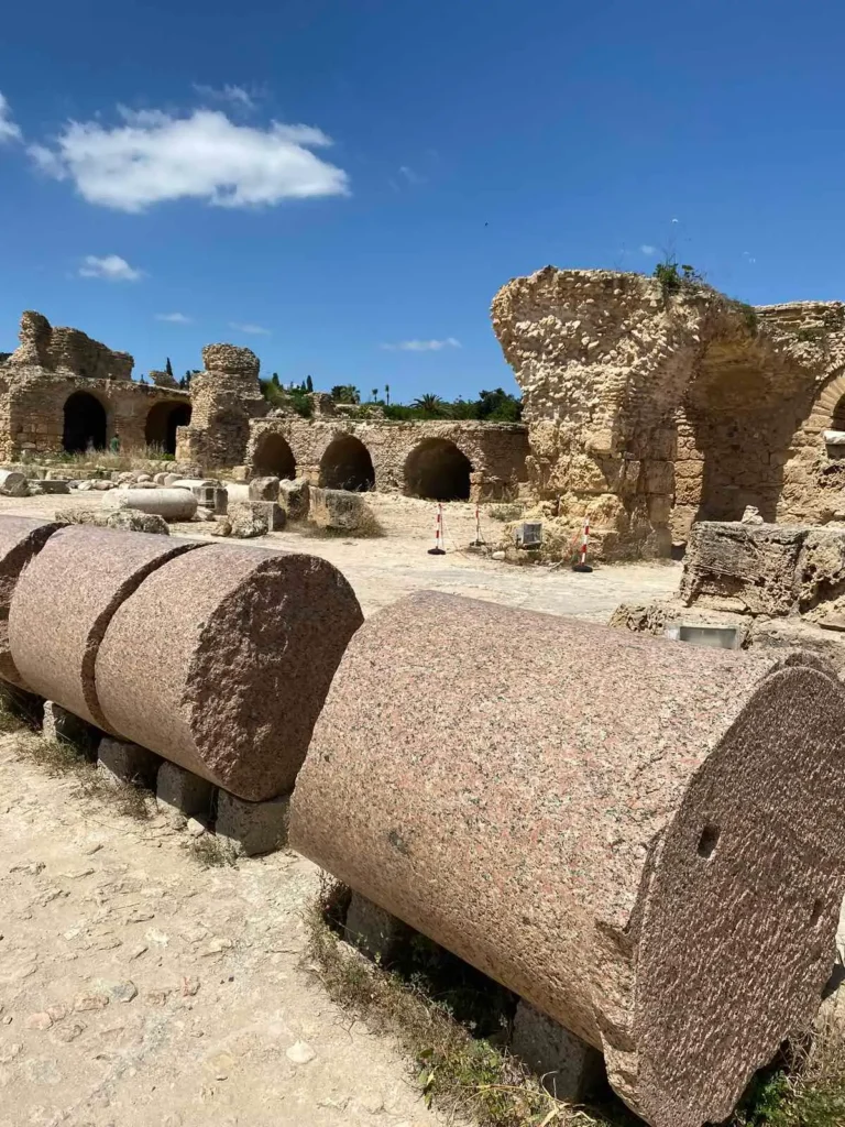 Carthage Sidi Bou Said tour Antonine Baths ruins Tunisia