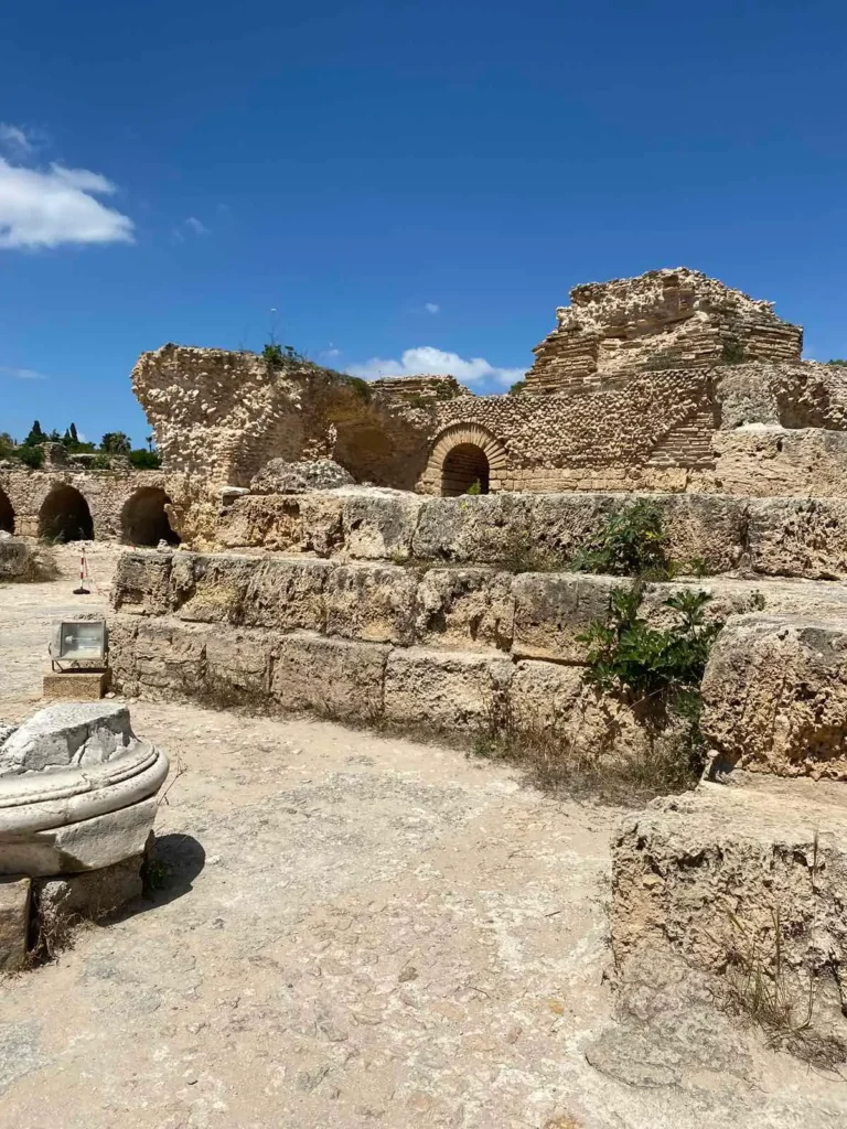 Carthage Sidi Bou Said tour Antonine Baths Carthage Roman ruins by the sea