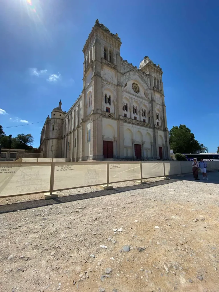 Carthage Sidi Bou Said tour Saint Louis Cathedral Byrsa Hill Tunisia