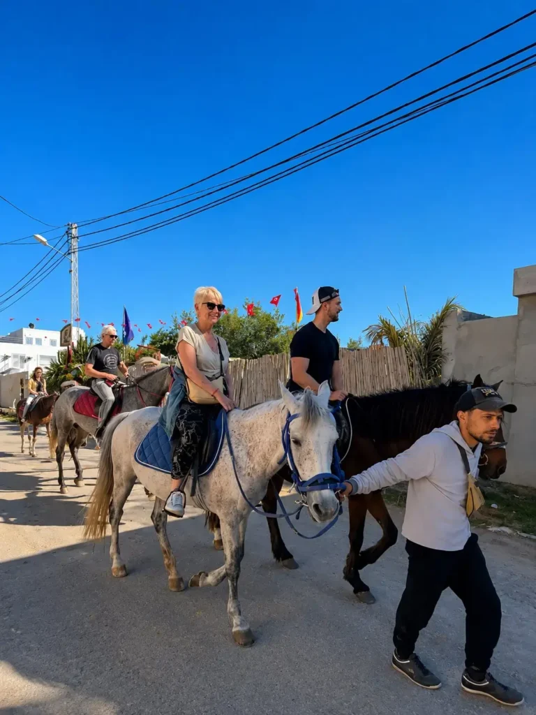 Horse riding in Sousse Tunisia with local instructors and beginner riders