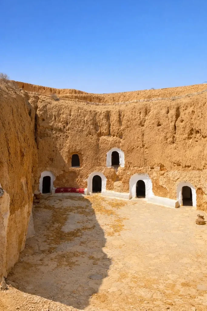 Underground Berber houses in Matmata Tunisia that shock first-time European visitors